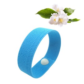Scented Menopausal Relief AcuBalance Bracelet-Calming Acupressure Band-Improves Mood-Reduces Hot Flashes and Stress-Jasmine Scented-Promotes Wellness (xlarge 9")