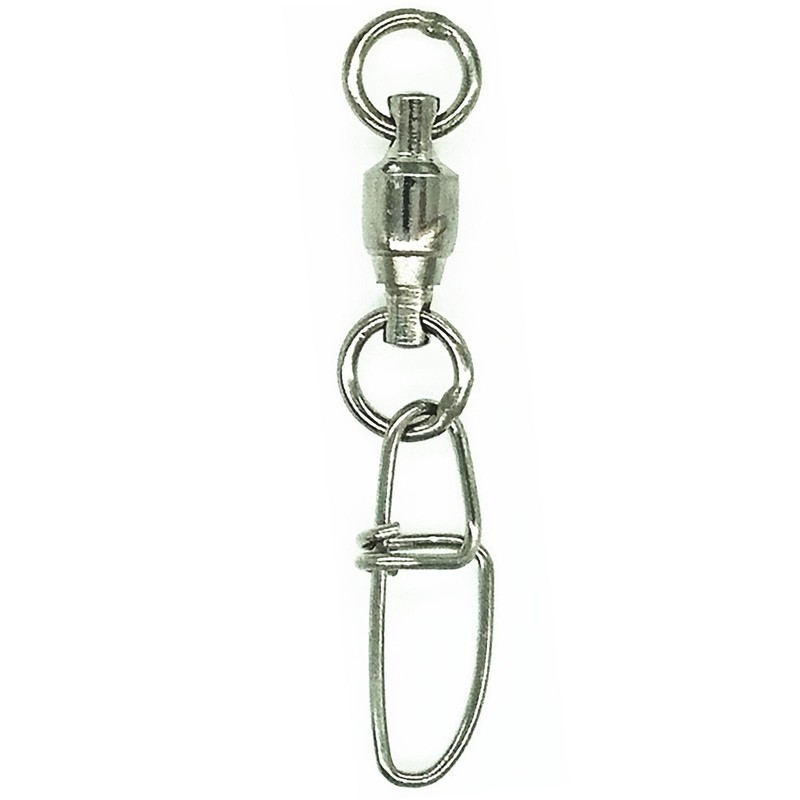 Glory Fish USV-005 Ball Bearing Snap Swivels Black #0 4