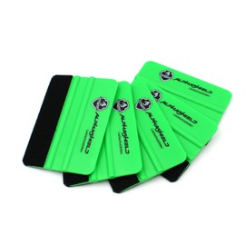 Squeegee with Felt Edge Foil Squeegee Felt Squeegee Made of Plastic Professional Tool Accessories Film Film for Car Film Furniture Film Window Film T043 (Set of 5 Squeegee)