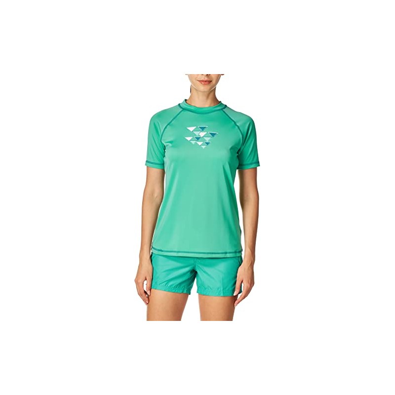 Kanu Surf Women's Marina UPF 50+ Short Sleeved Active Rashguard