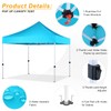 Pop Up Canopy Tent 10x10 for Outdoor Heavy Duty Commercial