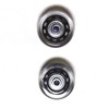 1 Pair/2pcs Luggage Suitcase Replacement Wheels 60mm, Rubber Swivel Caster