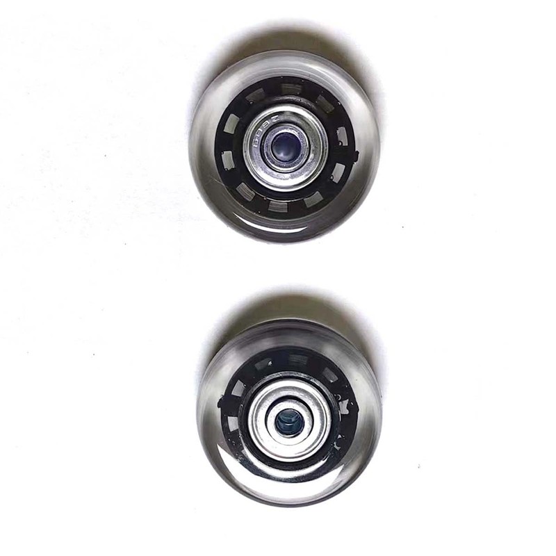 1 Pair/2pcs Luggage Suitcase Replacement Wheels 60mm, Rubber Swivel Caster