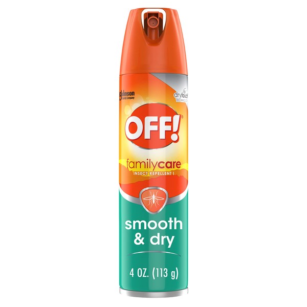 OFF! Family Care Smooth & Dry Insect Spray, 4 OZ.