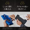 Grevio Men's Carbon Leather Long Wallet Coin Purse YKK Zipper