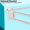 12 PCS Wire Shelf End Bracket, Plastic Closet Shelves Brackets