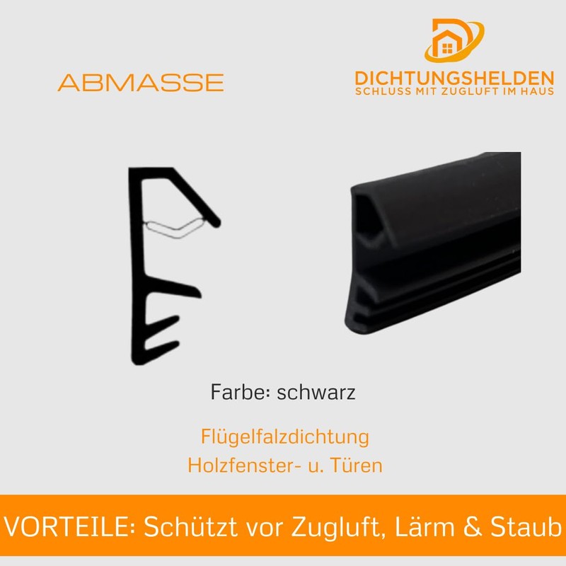 Premium Sash Fold Seal for Wooden Windows and Doors –