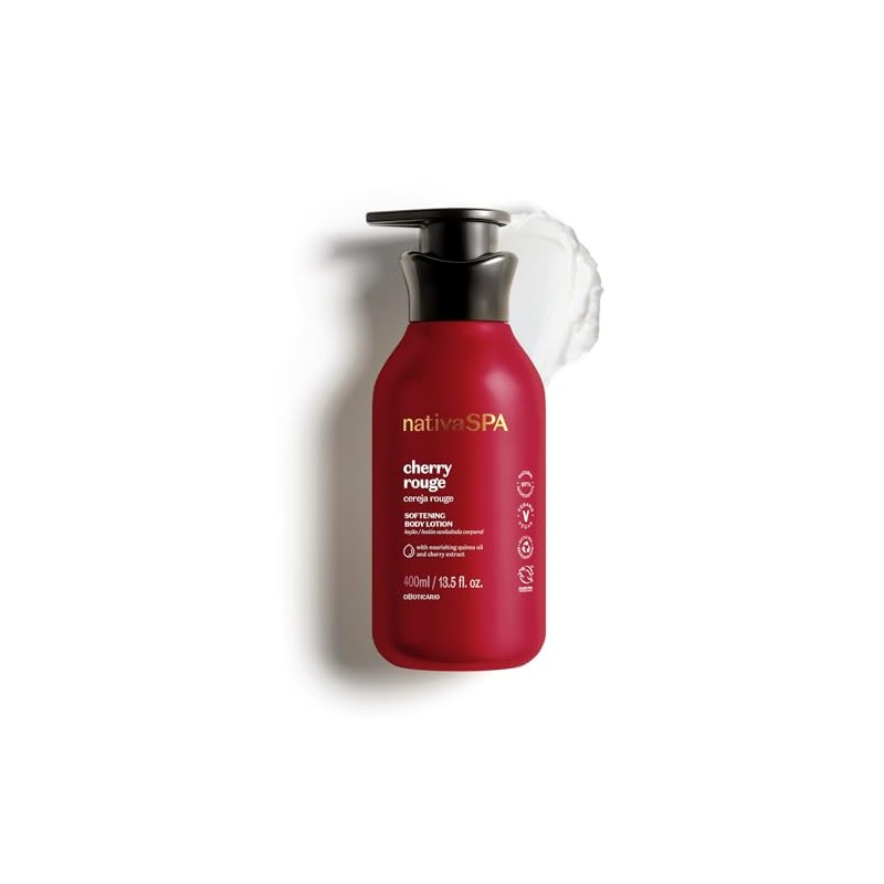 オ・ボチカリオ ナチーバスパ ボディローション CER チェリールージュ◆OBOTICARIO NATIVA SPA LOCAO HIDRATANTE CEREJA