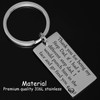 Hutimy Stepfather Gifts Keychain for Stepdad Key Chain Ornament Stepfather's