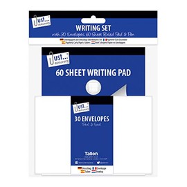 Just Stationery 4130 Writing Set with 60 Sheets, 30 Envelopes and Pen