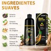 Black Hair Dye Shampoo 3 in 1, Shampoo Tinte Cubre