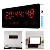 Digital LED Calendar Clock Temperature Wall Clocks (Calendar Temperature Week)