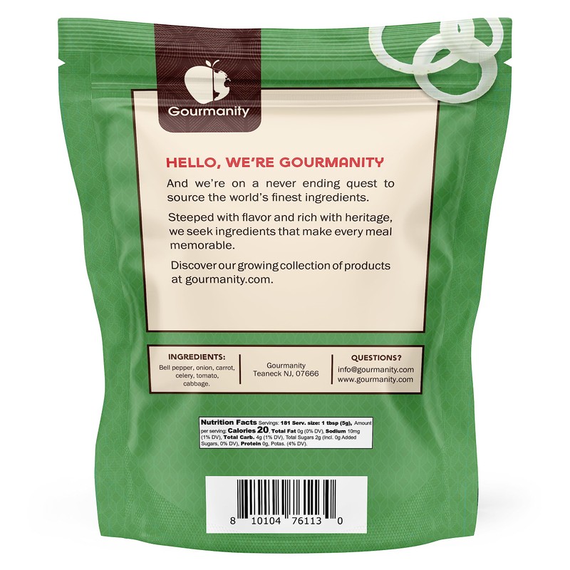 2lb Tasty Vegetable Soup Blend, Dehydrated Vegetables for Ramen Toppings,