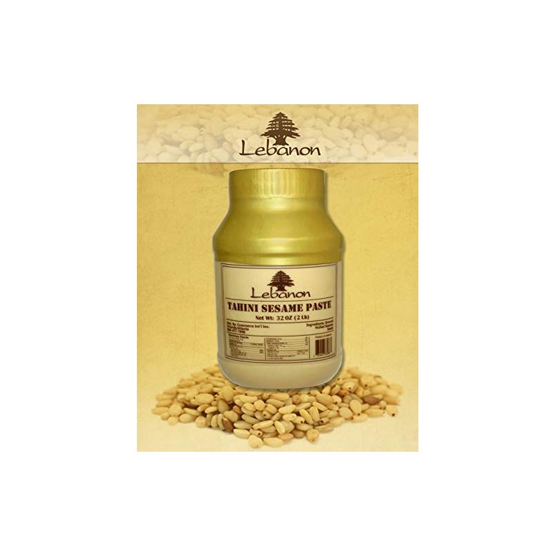 Lebanon Tahina - All Natural Tahini Sesame Paste (2 Lb)