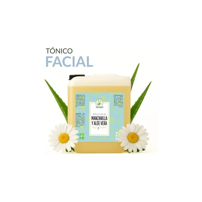 Tónico Facial Productos Mart Mexico de Manzanilla y Aloe Vera