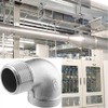 1Pcs Stainless Steel Elbow Pipe Fitting, 90 Degree Elbow 3/8