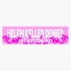 Helen Keller Denier Bumper Sticker Vinyl Decal 5 inches