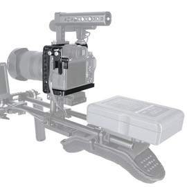 NICEYRIG A7 III/A7R III/A7R II/A7S II/A7 II Camera Cage with HDMI Cable Clamp ARRI Style Rosette for Sony A7III/A7II/A7RII/A7SII/A7RIII Camera