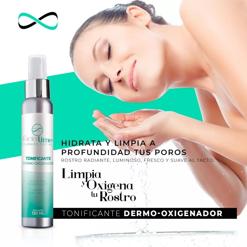 Facial Time Kit Cuidado Facial Colágeno + Ácido Hialurónico Cápsulas