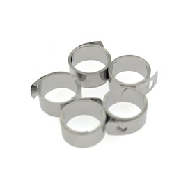 SUS301 Constant Force Spring，Load0.33 lbs，ID 0.44",OD 0.53",Total Length 15",EXTANDED Length 12",Material Wideness 0.25",Material Thickness 0.0039",Pack of 5