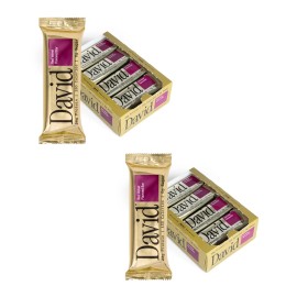 David Protein Bar, Red Velvet, 24 Protein Bars | 28g of Protein | 150 Calories |