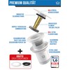 FEINER® Universal Sink Drain Fitting – White – Suitable for