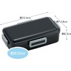 Skater (skater) Lunch Box Rich Black 830ml Antibacterial Fluffy Serving