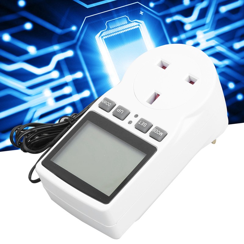 Digital Thermostat Socket Temperature Control with Timer Switch Sensor Probe