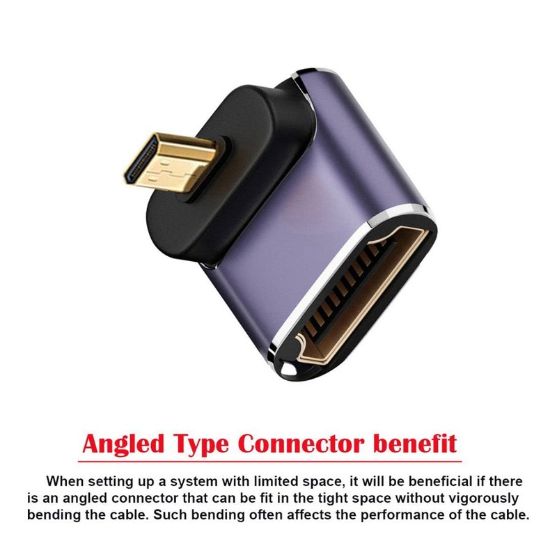chenyang CY Micro HDMI 2.1 Converter Adapter,Micro HDMI Male to