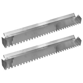 2 Pack 24 Inch Large Tile Trowel, Tile Tools, 2/5" x 2/5" Square Notch Stainless Steel Masonry Trowel for Large Tiles Flooring & Tiling Masonry Hand Trowel