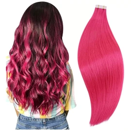 Runature Extensiones Cabello Real Rosa 20in 25gr