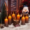 kakoya Flickering Flameless Candles Battery Operated with Remote and 2/4/6/8