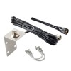 Hys Vhf Marine Antenna Low-profile 156-163Mhz Antennas W/16.4ft(5m) Rg