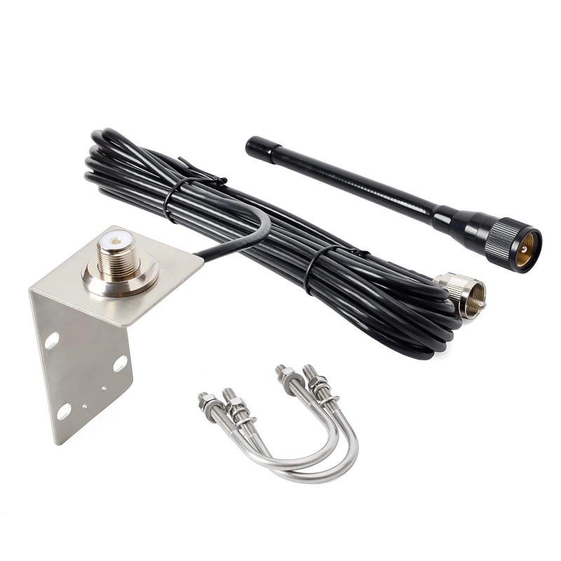 Hys Vhf Marine Antenna Low-profile 156-163Mhz Antennas W/16.4ft(5m) Rg