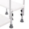 Heavy-Duty 2-Step Stool with Handle for Elderly - Non-Slip Bedside