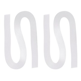 PATIKIL 240pcs Quilling Strips Paper 1/8"(3mm) 21"(54cm) Origami Paper Quilling Strip for Art DIY Hand Craft Christmas, White