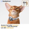BuddyArmor Safety Cat Collar Pro Airtag Holder Set, US IDA
