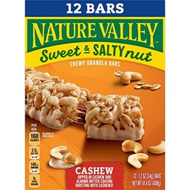 Nature Valley Sweet and Salty Cashew Chewy Granola Bars 12 Count