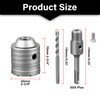 SALI Carbide Hole Saw Drill Bit 60mm with 110mm SDS