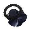 Vingtaine H7105 Camellia Enamel Basic Flower Hair Accessory, navy