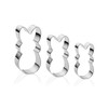 Easter Bunny Cookie Cutter Set -3 Pieces - Stainless Steel