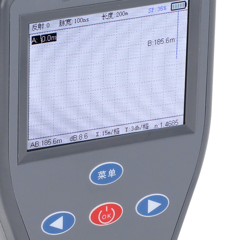 LCD OTDR Optical Time Domain Reflectometer Optical Power Meter Fiber
