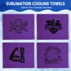 Hosuly 100 Pack Cooling Towels, 40"x12" Cooling Towels for Neck