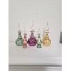 New Set of 5 Beautiful  Egyptian Perfume Bottles Pyrex Glass