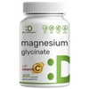 Magnesium Glycinate 500mg Per Capsule (1000mg Per Serving) Plus Vitamin