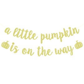 A Little Pumpkin is on the Way Banner, Little Sweet Pumpkin, Welcome Sweet Baby, Baby Shower Gender Reveal 1st Birthday Party Decorations