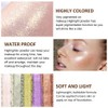 6 Color Face Cheek Highlighter Makeup Palette Shimmer Glitter Iridescent