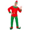 Mens Santas Little Helper Elf Man Costume Small UK 38/40"