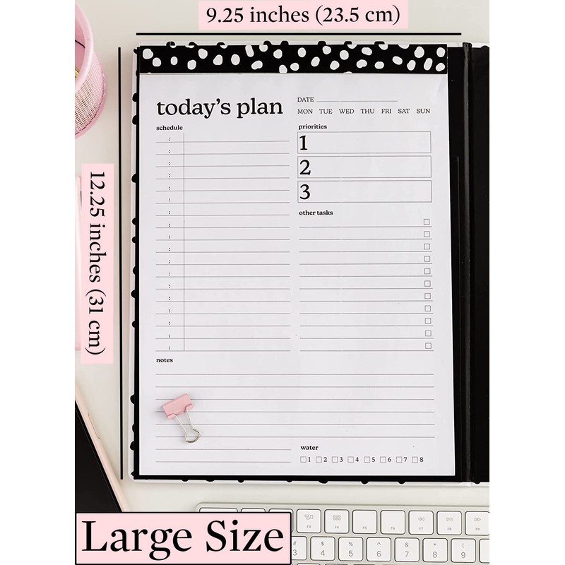 Steel Mill & Co Cute Clipboard Folio with Refillable Lined
