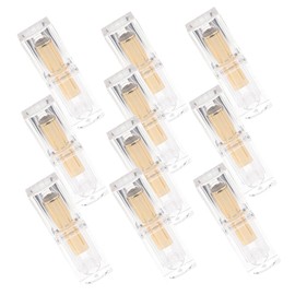 VICASKY 10pcs Transparent Lipstick Tubes Refillable Lip Gloss Containers for DIY Cosmetics Leak Vials for Business and Travel Stylish Empty Holder